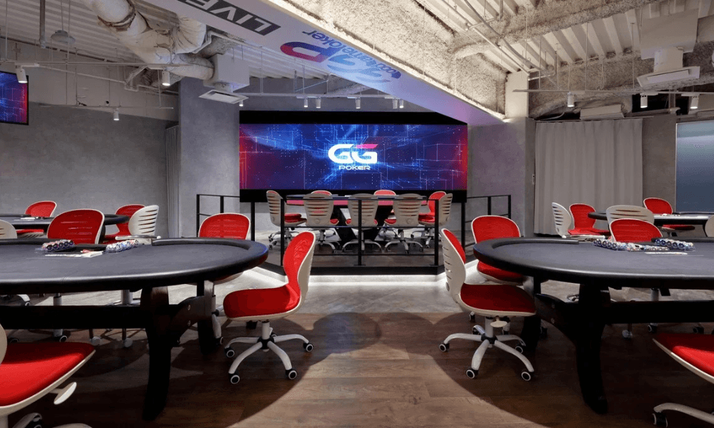 GoodGame Poker Live 大阪の店内
